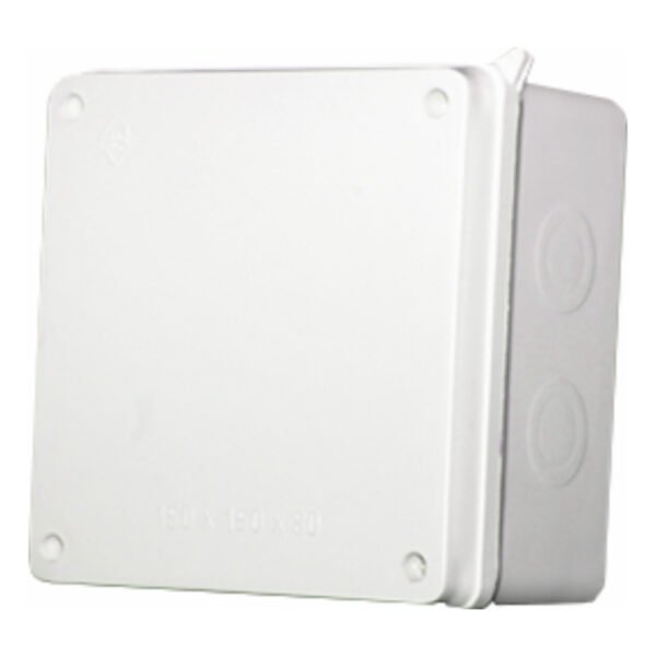 Caja de pase 15x15x8 cm PVC