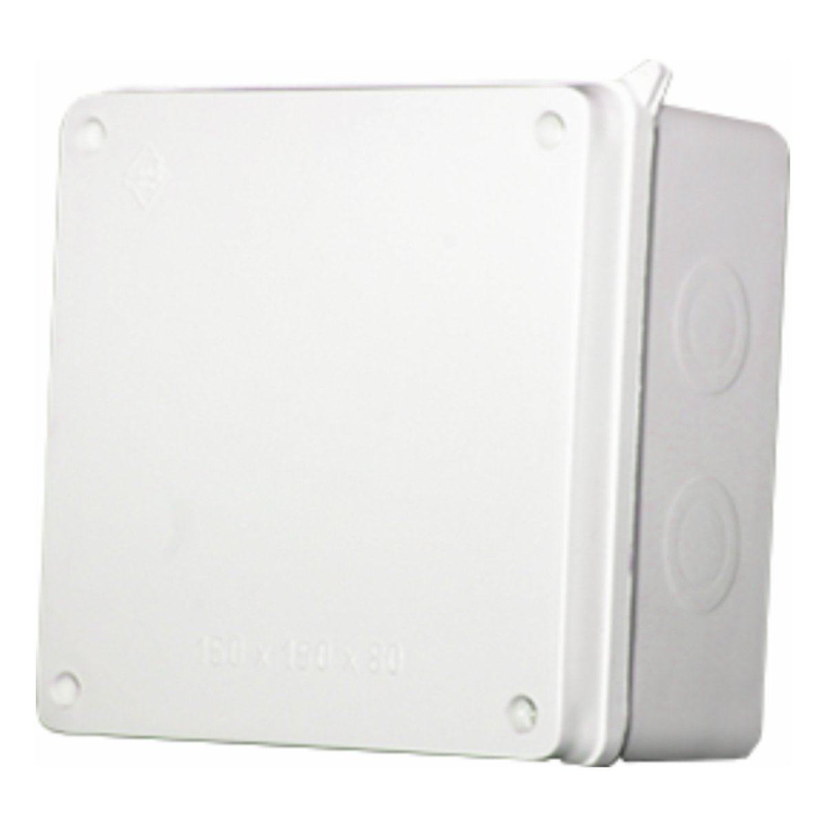 Caja de pase 15x15x8 cm PVC