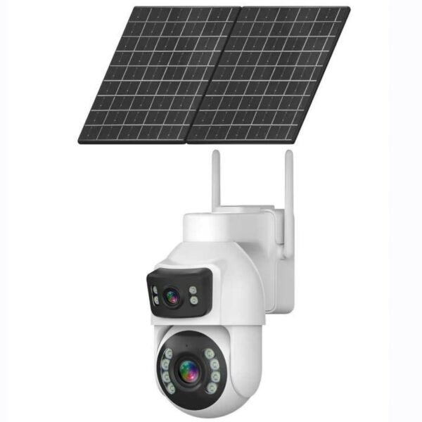 Cámara Smart doble panel solar 4G con zoom óptico IC-BT301X